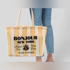 Sézane fabric tote bag